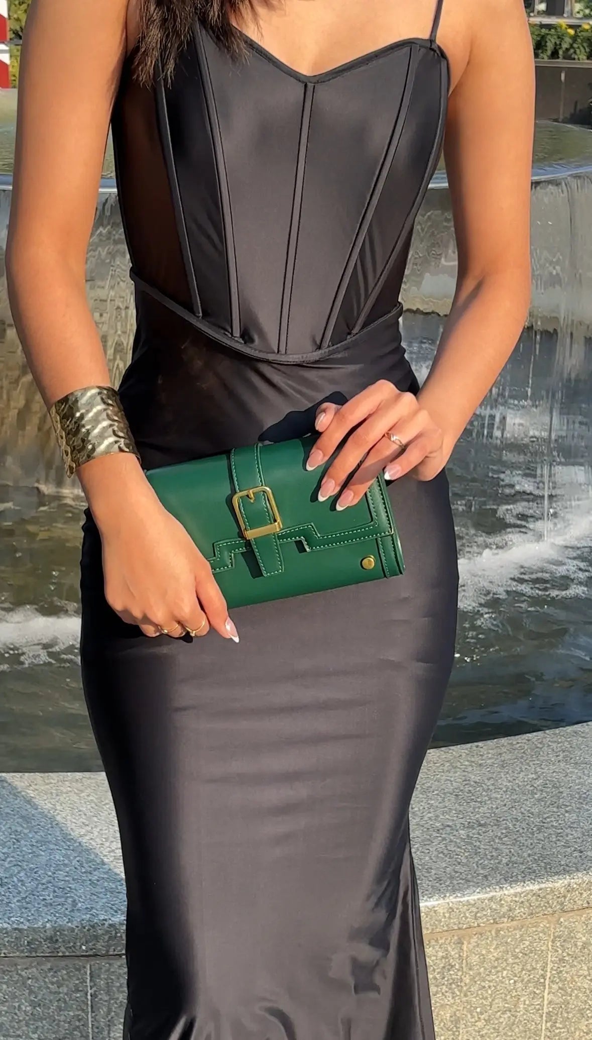 Black coreset dress Scoopstyle