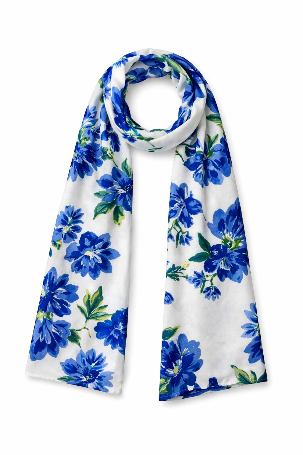 Bluebell & Blue lily scarf Scoopstyle