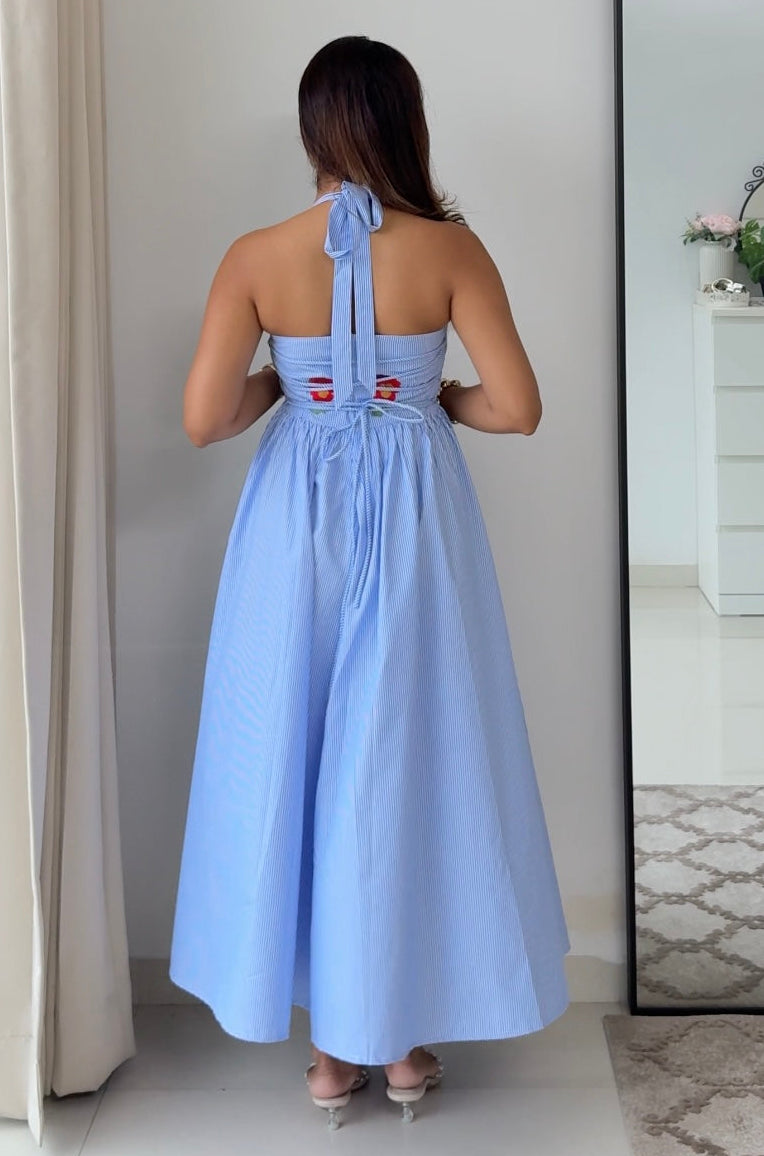 Breathable cotton midi dress India
