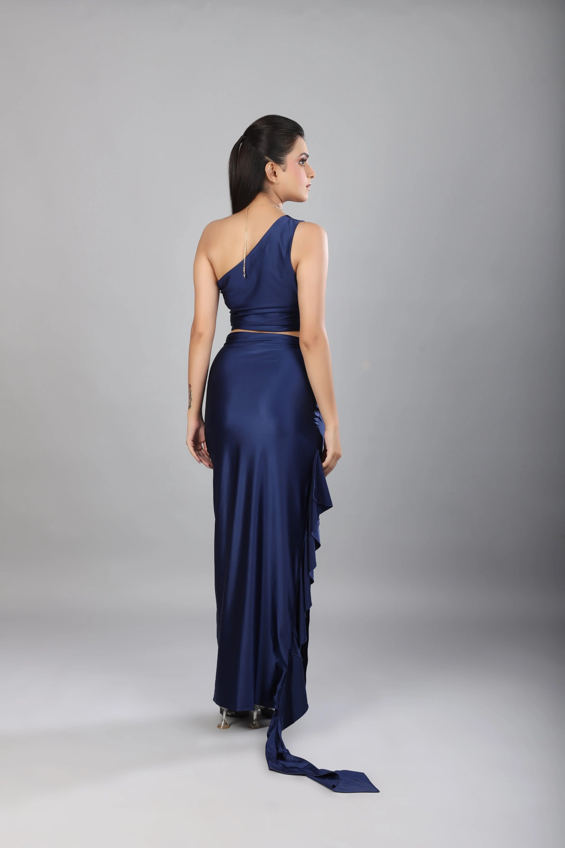 Midnight Glam Blue Dress My Store