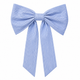 Blue stripe Hair Bow