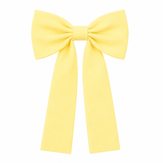 Yellow Hair bow clip Scoopstyle