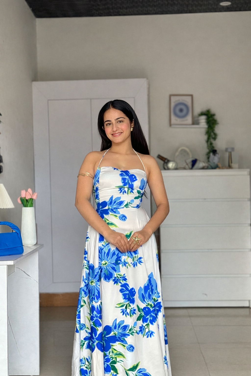 Blue Lily dress Scoopstyle
