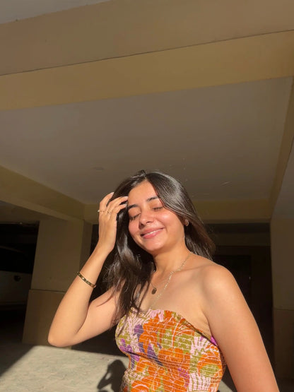 Citrus Blossom Tube Top Scoopstyle