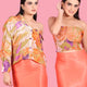 Citrus Blossom Tube Top and Shirt Combo