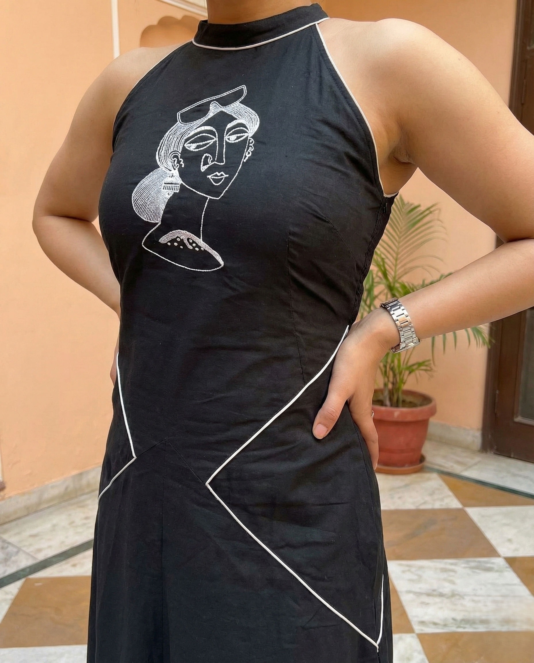 Luna Black Midi Dress Scoopstyle