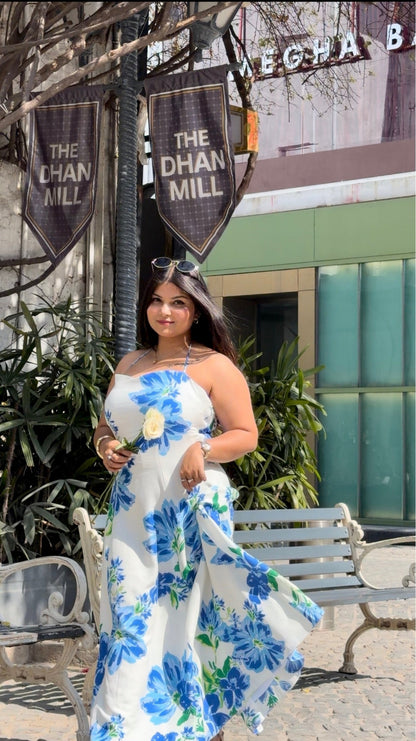 Blue Lily dress Scoopstyle