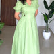 Garden Affair Cotton Linen Dress