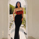 Scarlet Bloom Black Dress