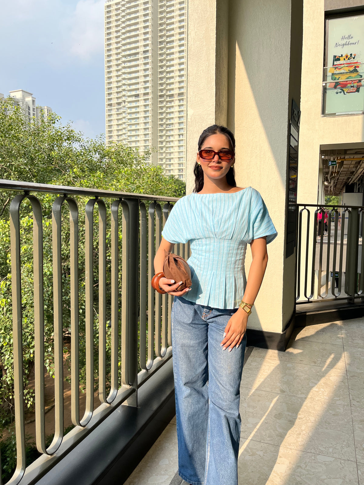 Breeze Blue Top