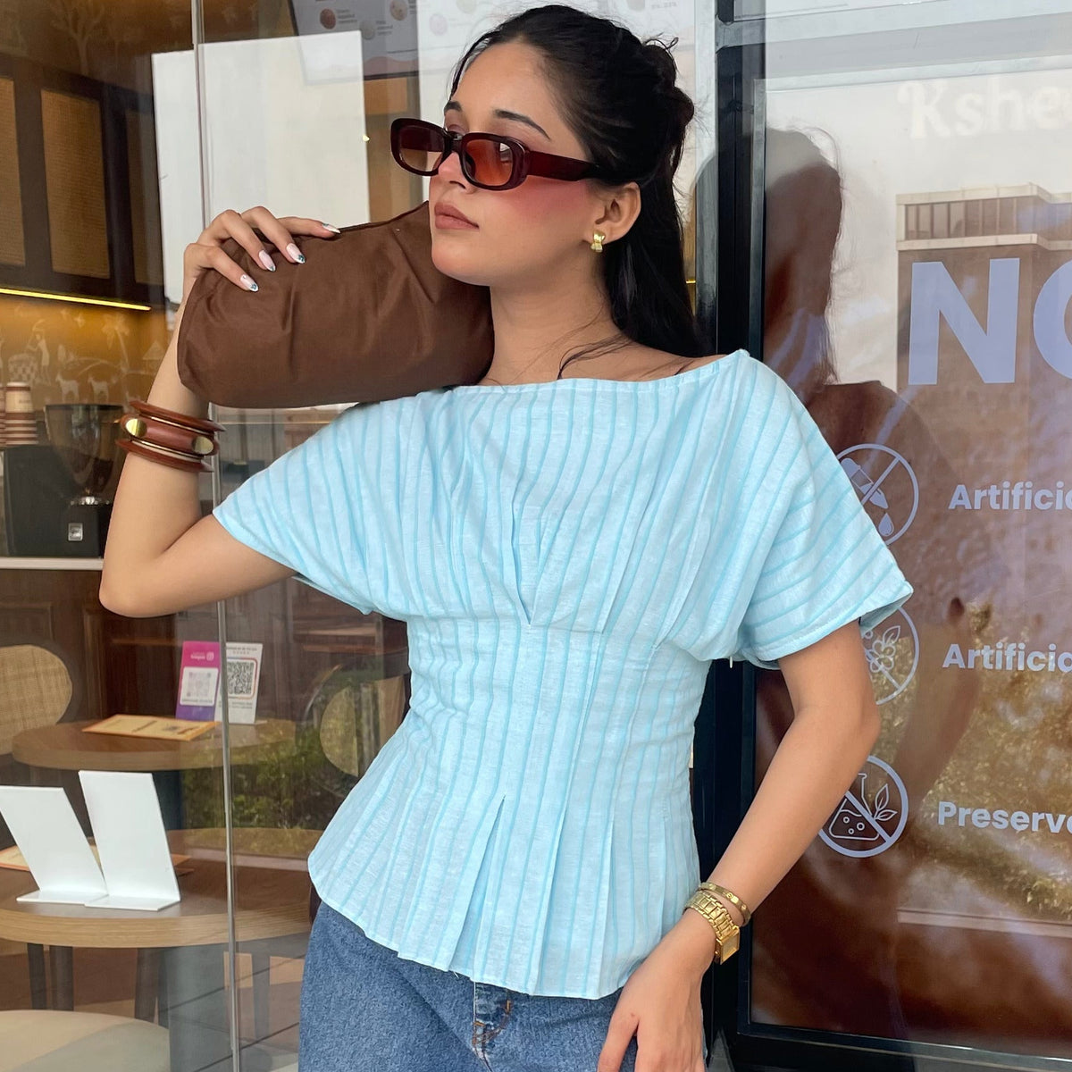 Breeze Blue Top