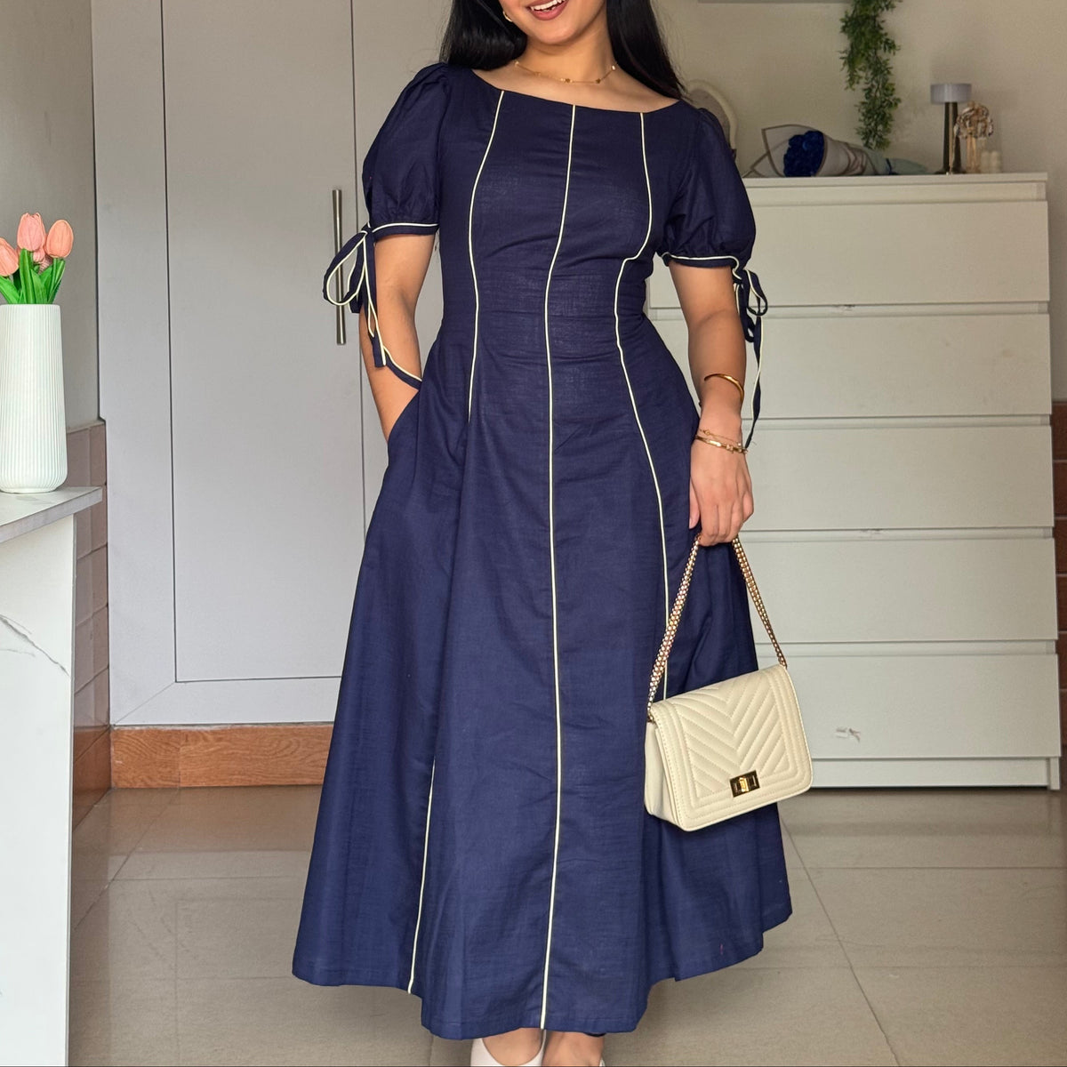 Indigo Glow Dress
