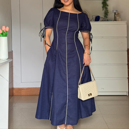Indigo Glow Dress
