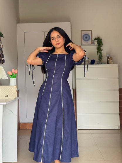 Indigo Glow Dress