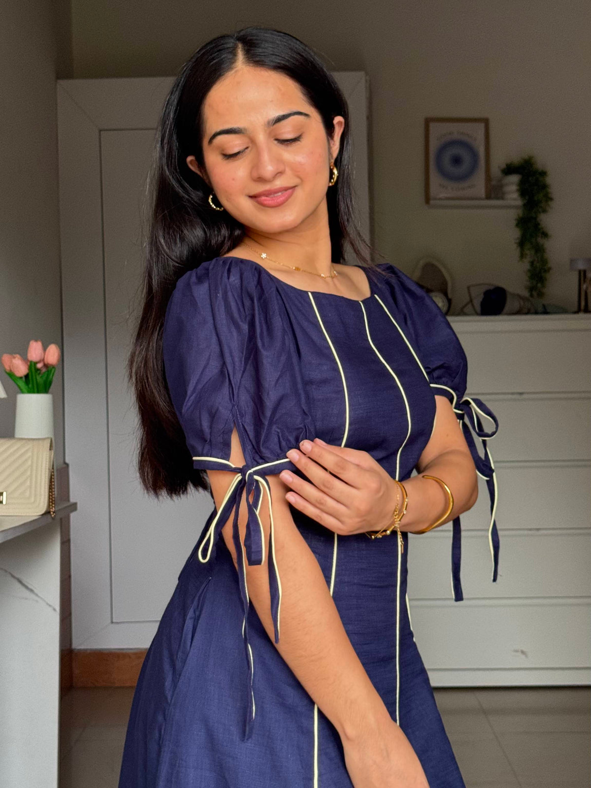 Indigo Glow Dress