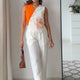 Tiya Linen Pants with Waistcoat Set