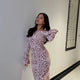 Leopard Luxe Bodycon Dress