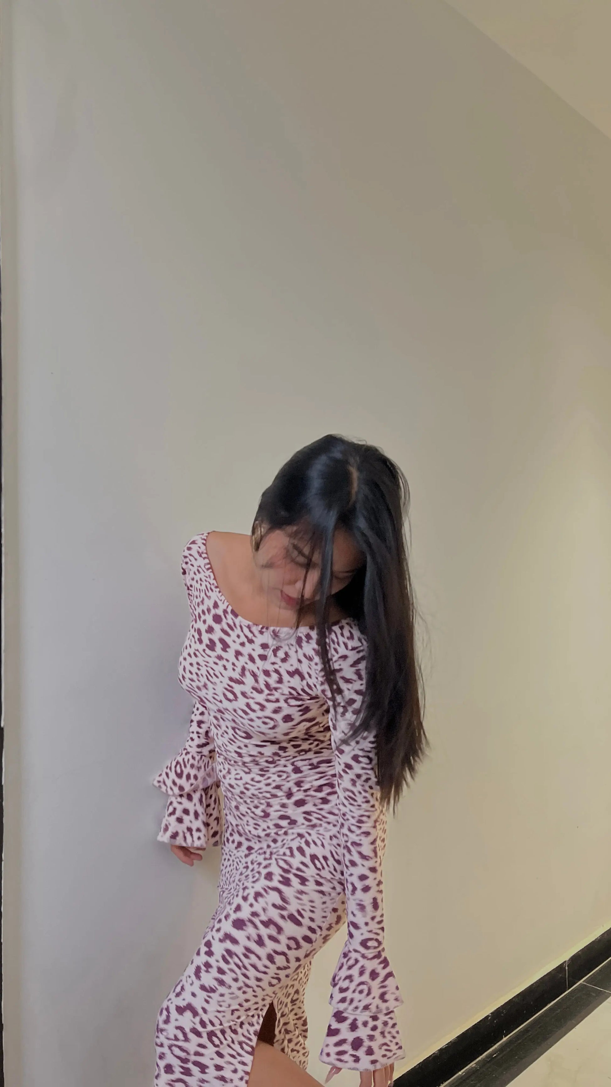 Leopard luxe bodycon dress - Scoopstyle