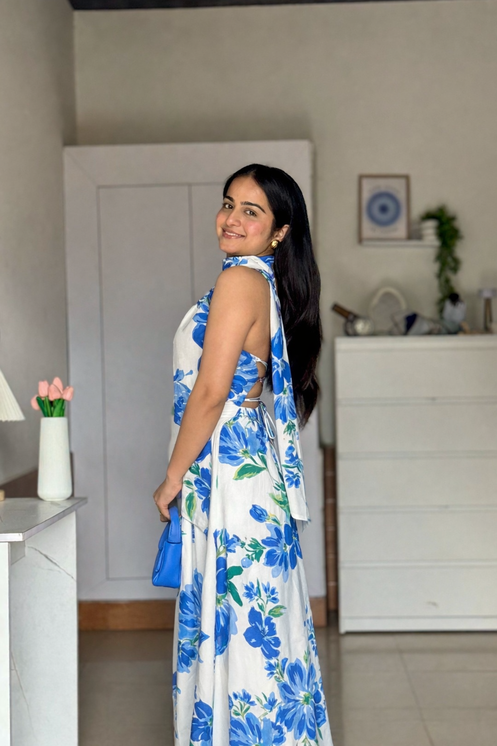 Blue Lily dress Scoopstyle