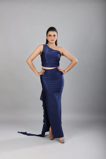 Midnight Glam Blue Dress My Store