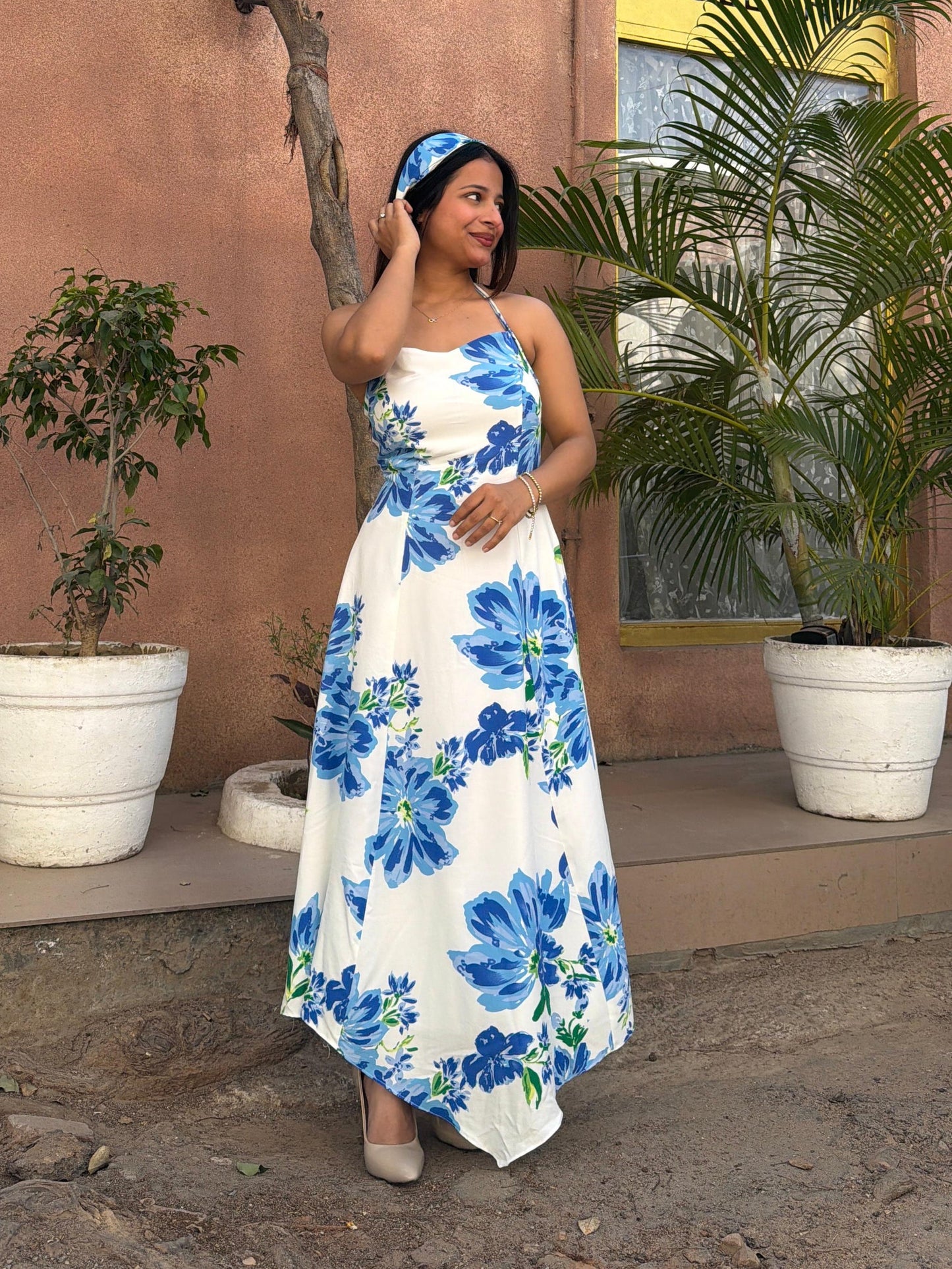 Blue Lily dress Scoopstyle