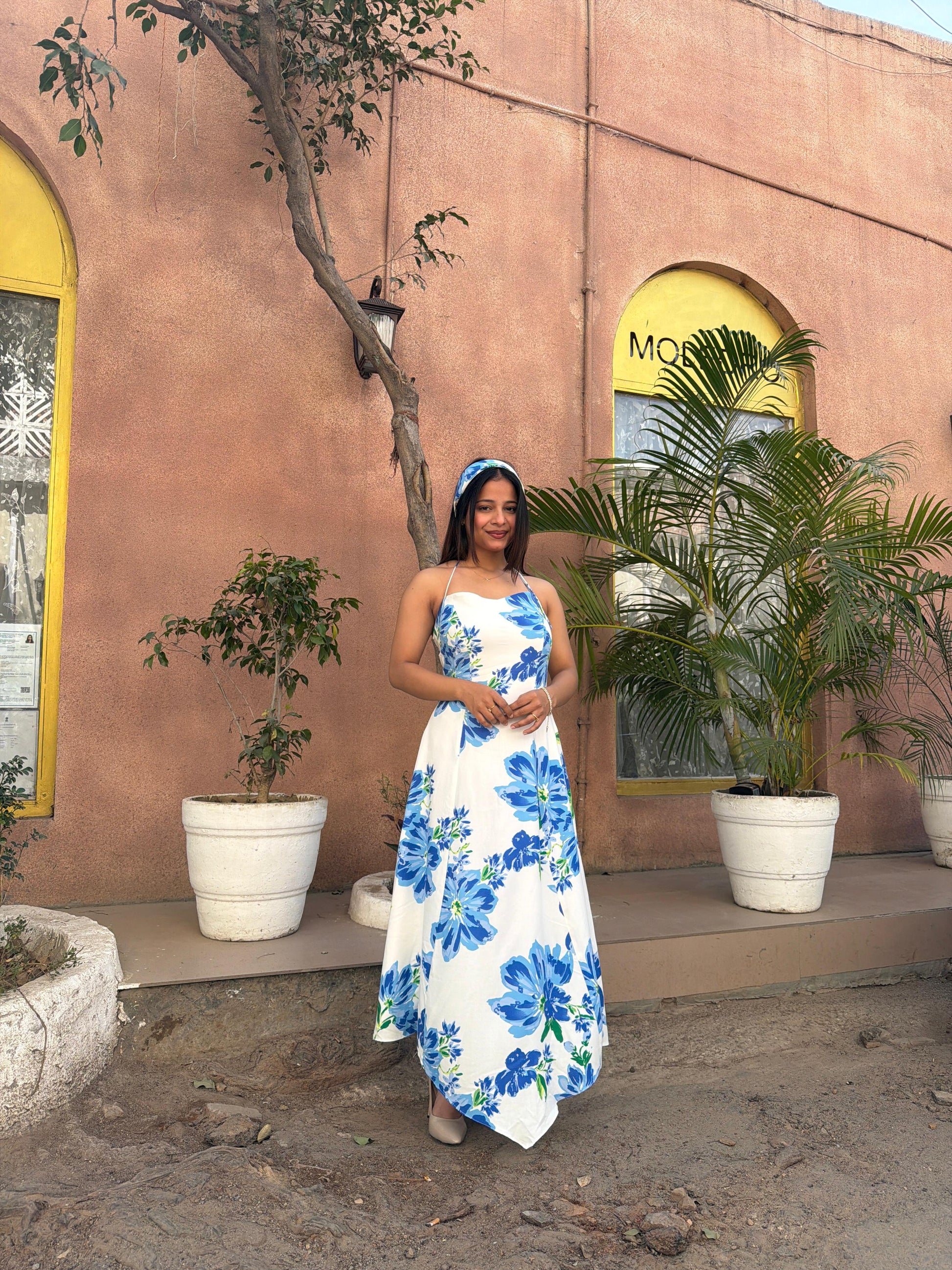 Blue Lily dress Scoopstyle