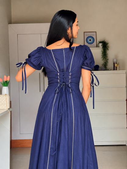 Indigo Glow Dress